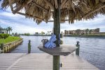 Outdoor Tiki Hut with Views of the River